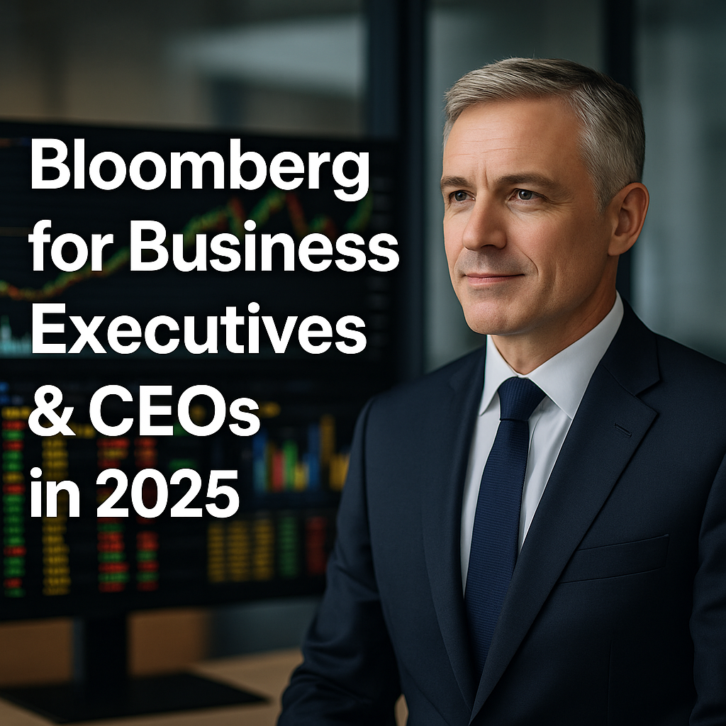 bloomberg for business executives & CEOs in 2025