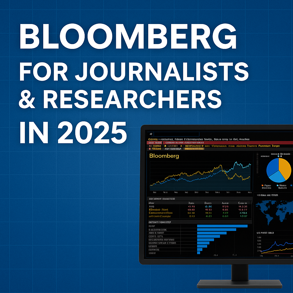 bloomberg for journalists & researchers in 2025