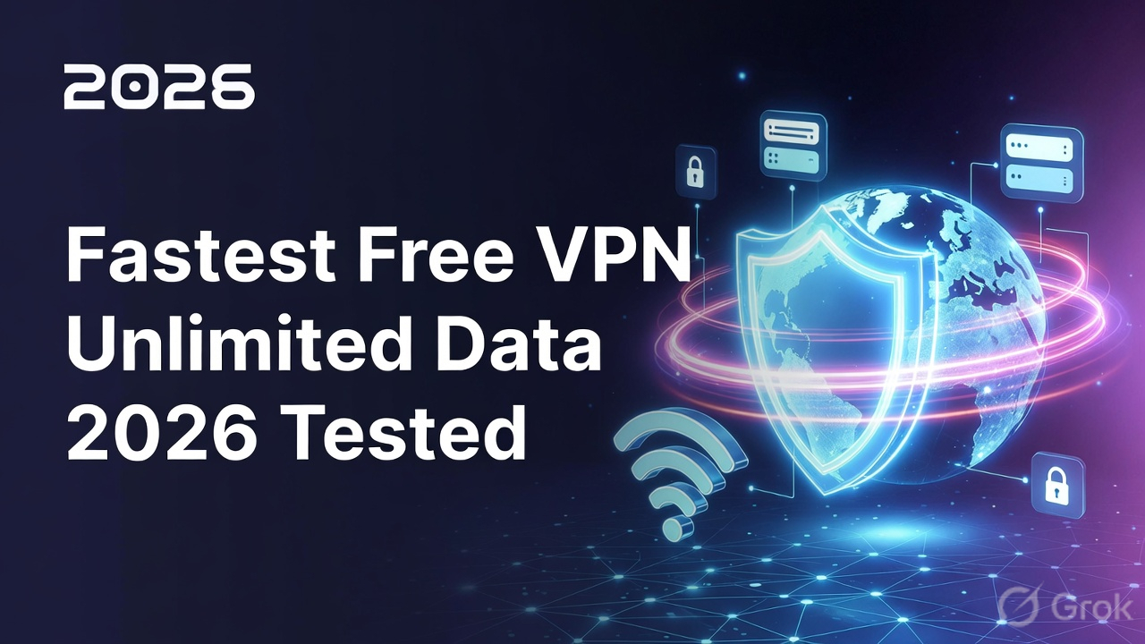 Fastest Free VPN with Unlimited Data in 2026